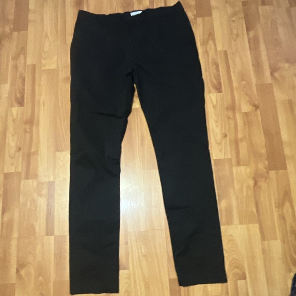 Five Four Men's Black Solid Slim Fit Pants 34W Regular Size 32 in Inseam